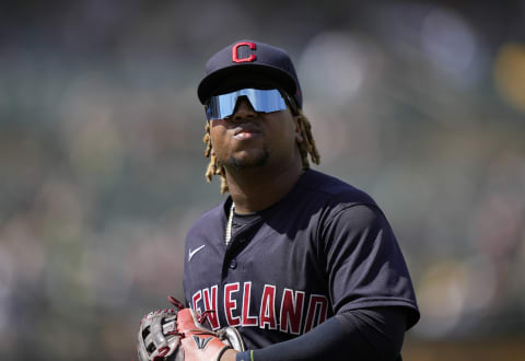 Jose Ramirez #11 of the Cleveland Indians, Cleveland Guardians (Photo by Thearon W. Henderson/Getty Images)