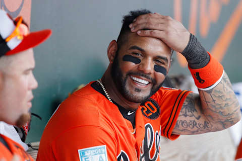 SARASOTA, FL – MARCH 10: Jonathan Villar #2 of the Baltimore Orioles looks on in the fourth inning of a Grapefruit League spring training game against the Philadelphia Phillies at Ed Smith Stadium on March 10, 2019 in Sarasota, Florida. The Phillies won 8-5. (Photo by Joe Robbins/Getty Images)