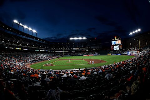 BALTIMORE, MARYLAND – MAY 29: A general view during the Baltimore Orioles and Detroit Tigers game at Oriole Park at Camden Yards on May 29, 2019 in Baltimore, Maryland. (Photo by Rob Carr/Getty Images)