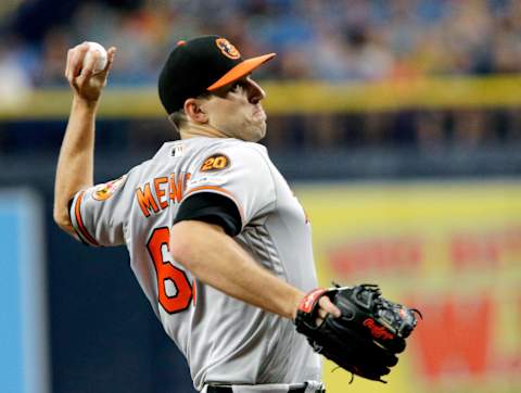 ST. PETERSBURG, FL – JULY 3: John Means #67 of the Baltimore Orioles delivers a pitch during the bottom of the first inning of their game against the Tampa Bay Rays at Tropicana Field on JuLY 3, 2019 in St. Petersburg, Florida. (Photo by Joseph Garnett Jr. /Getty Images)