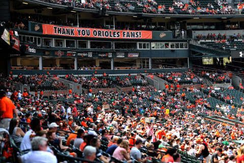 BALTIMORE, MARYLAND – SEPTEMBER 22: A general view during the Baltimore Orioles and Seattle Mariners game at Oriole Park at Camden Yards on September 22, 2019 in Baltimore, Maryland. (Photo by Rob Carr/Getty Images)