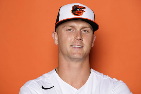 Robert Neustrom #90 of the Baltimore Orioles. (Photo by Mark Brown/Getty Images)