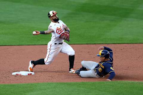 Rougned Odor #12 of the Baltimore Orioles. (Photo by Rob Carr/Getty Images)