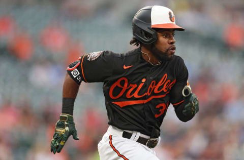 Cedric Mullins #31 of the Baltimore Orioles. (Photo by 