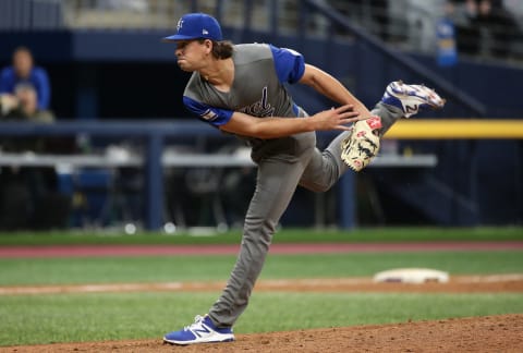 SEOUL, SOUTH KOREA – MARCH 07: Pitcher Dean Kremer of Israel throws in the bottom of the ninth inning during the World Baseball Classic Pool A Game Two between Israel and Chinese Taipei at Gocheok Sky Dome on March 7, 2017 in Seoul, South Korea. (Photo by Chung Sung-Jun/Getty Images)