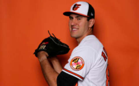 SARASOTA, FLORIDA – MARCH 17: Grayson Rodriguez #85 of the Baltimore Orioles poses for a portrait during Photo Day at Ed Smith Stadium on March 17, 2022 in Sarasota, Florida. (Photo by Mark Brown/Getty Images)