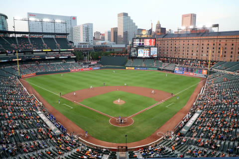 BALTIMORE, MD – AUGUST 29: A general view during the second inning of the Baltimore Orioles and Toronto Blue Jays game at Oriole Park at Camden Yards on August 29, 2018 in Baltimore, Maryland. (Photo by Rob Carr/Getty Images)