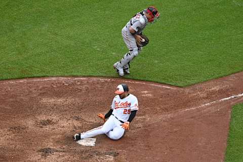 Baltimore Orioles right fielder Anthony Santander (25). Mandatory Credit: Tommy Gilligan-USA TODAY Sports