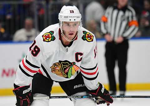 Jonathan Toews #19, Chicago Blackhawks (Photo by Keith Gillett/Icon Sportswire via Getty Images)