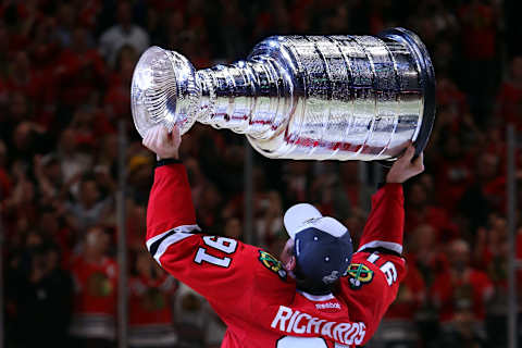 Chicago Blackhawks, Brad Richards (Photo by Tasos Katopodis/Getty Images)