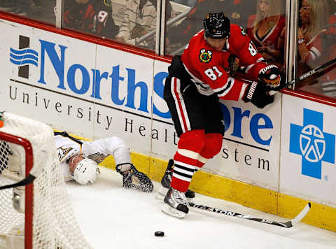 Marian Hossa #81, Chicago Blackhawks (Photo by Jonathan Daniel/Getty Images)