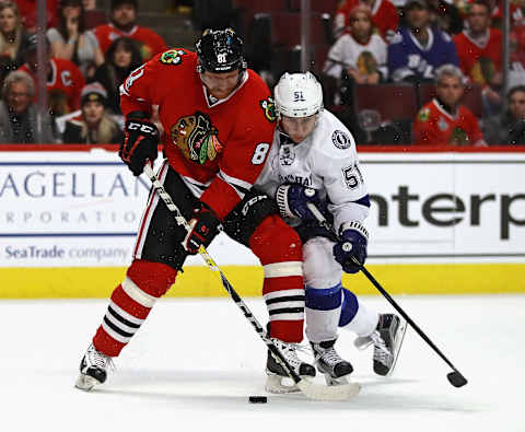 CHICAGO, IL – JANUARY 24: Marian Hossa