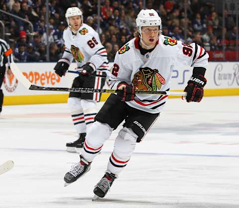 Alex Nylander #92, Chicago Blackhawks (Photo by Claus Andersen/Getty Images)