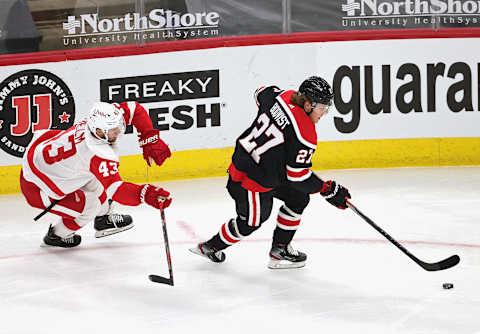 Adam Boqvist #27, Chicago Blackhawks (Photo by Jonathan Daniel/Getty Images)