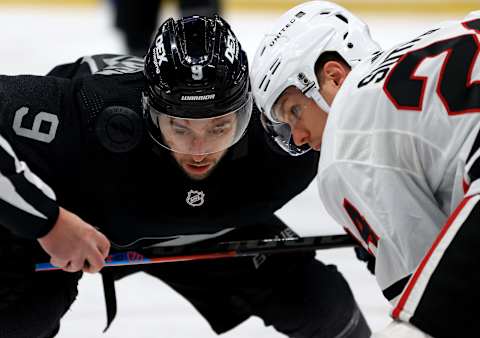 Tyler Johnson #9, Chicago Blackhawks (Photo by Mike Ehrmann/Getty Images)