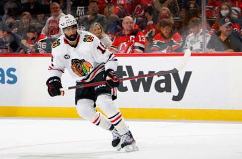 Jujhar Khaira #16, Chicago Blackhawks (Photo by Bruce Bennett/Getty Images)