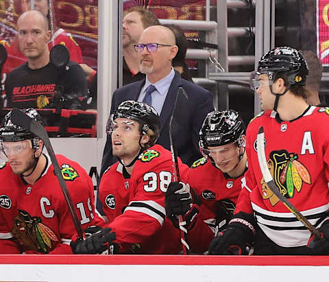 Derek King, Chicago Blackhawks (Photo by Jonathan Daniel/Getty Images)