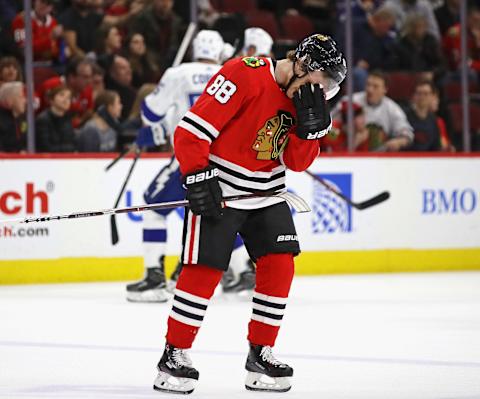 CHICAGO, IL – JANUARY 22: Patrick Kane