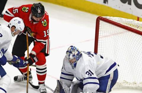 Frederik Anderson #31, Maple Leafs (Photo by Jonathan Daniel/Getty Images)