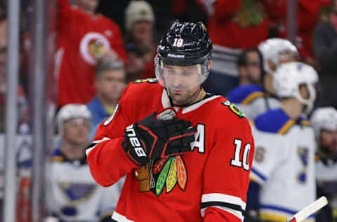 CHICAGO, IL – APRIL 06: Patrick Sharp