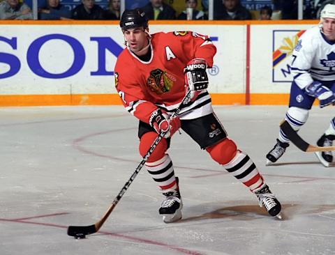 Chris Chelios, Chicago Blackhawks (Photo by Graig Abel/Getty Images)