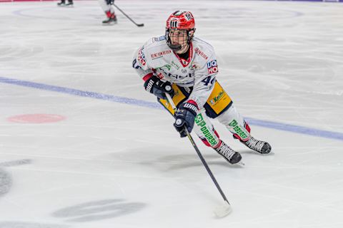 Lukas Reichel, Eisbaeren Berlin (Photo by TF-Images/Getty Images)