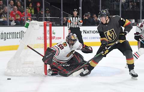 Corey Crawford #50, Chicago Blackhawks (Photo by Ethan Miller/Getty Images)