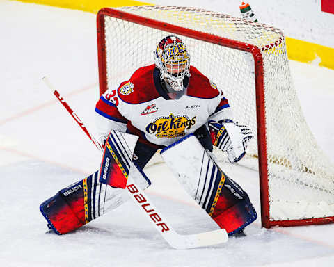 Sebastian Cossa, Edmonton Oil Kings (Photo by Derek Leung/Getty Images)