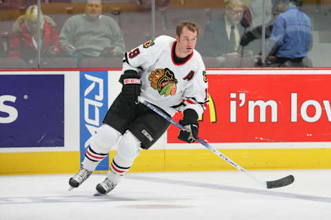 Kyle Calder, Chicago Blackhawks (Photo by Jeff Vinnick/Getty Images)