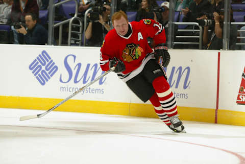 Alex Zhamnov, Chicago Blackhawks Credit: Jeff Vinnick/Getty Images/NHLI