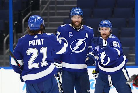 Steven Stamkos #91 Mandatory Credit: Kim Klement-USA TODAY Sports