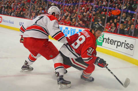 NHL: Carolina Hurricanes at Chicago Blackhawks