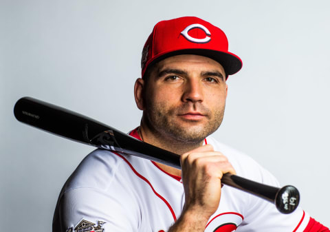 GOODYEAR, AZ – FEBRUARY 19: Joey Votto #19 of the Cincinnati Reds poses for a portrait at the Cincinnati Reds Player Development Complex on February 19, 2019 in Goodyear, Arizona. (Photo by Rob Tringali/Getty Images)