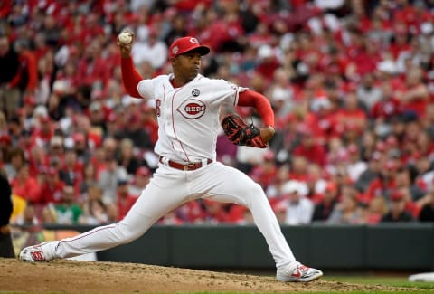 CINCINNATI, OHIO – MARCH 28: Raisel Iglesias #26 of the Cincinnati Reds pitches in the ninth inning on Opening Day between the Pittsburgh Pirates and the Cincinnati Reds at Great American Ball Park on March 28, 2019 in Cincinnati, Ohio. (Photo by Bobby Ellis/Getty Images)