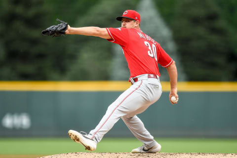 DENVER, CO – JULY 14: Tyler Mahle #30 of the Cincinnati Reds (Photo by Dustin Bradford/Getty Images)