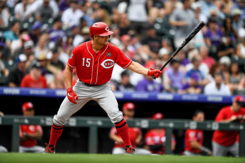 DENVER, CO – JULY 14: Nick Senzel #15 of the Cincinnati Reds (Photo by Dustin Bradford/Getty Images)