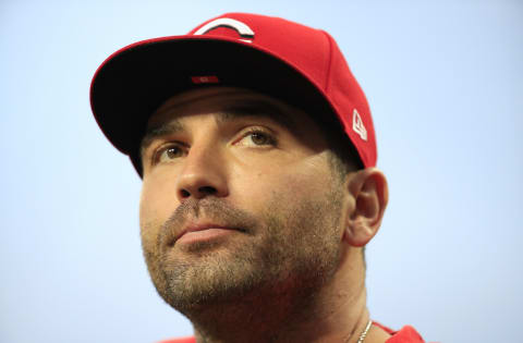 CINCINNATI, OHIO – AUGUST 20: Joey Votto #19 of the Cincinnati Reds (Photo by Andy Lyons/Getty Images)