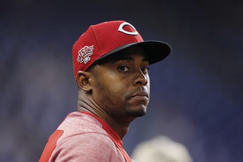 MIAMI, FLORIDA – AUGUST 29: Raisel Iglesias #26 of the Cincinnati Reds (Photo by Michael Reaves/Getty Images)