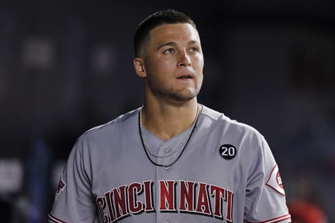 MIAMI, FLORIDA – AUGUST 29: Nick Senzel #15 of the Cincinnati Reds (Photo by Michael Reaves/Getty Images)