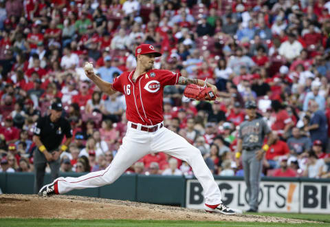 CINCINNATI, OHIO – SEPTEMBER 07: Kevin Gausman #46 of the Cincinnati Reds pitches. (Photo by Silas Walker/Getty Images)