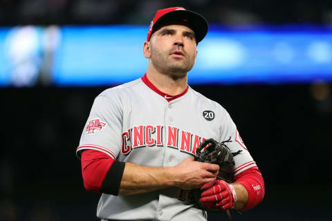 SEATTLE, WASHINGTON – SEPTEMBER 11: Joey Votto #19 of the Cincinnati Reds (Photo by Abbie Parr/Getty Images)