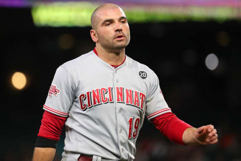 SEATTLE, WASHINGTON – SEPTEMBER 11: Joey Votto #19 of the Cincinnati Reds (Photo by Abbie Parr/Getty Images)