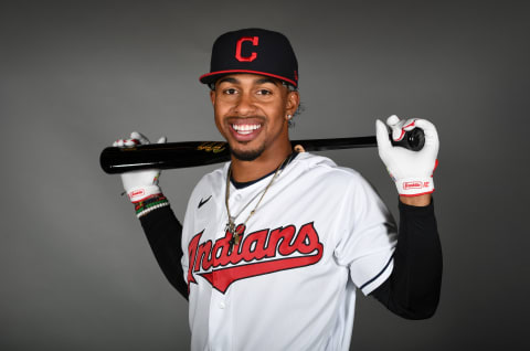 GOODYEAR, ARIZONA – FEBRUARY 19: Francisco Lindor #12 of the Cleveland Indians (Photo by Norm Hall/Getty Images)