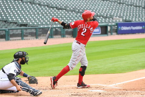 DETROIT, MI – AUGUST 02: Nick Castellanos #2 of the Cincinnati Reds (Photo by Mark Cunningham/MLB Photos via Getty Images)