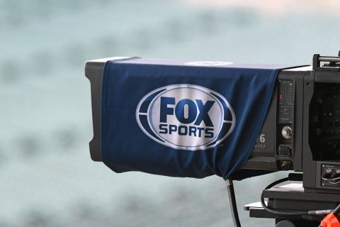 DETROIT, MI – AUGUST 02: A detailed view of a FOX Sports TV camera during game two of a doubleheader between the Cincinnati Reds and the Detroit Tigers (Photo by Mark Cunningham/MLB Photos via Getty Images)