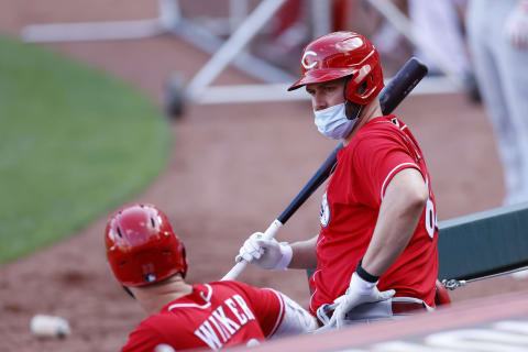 CINCINNATI, OH – JULY 14: Matt Davidson #64 of the Cincinnati Reds (Photo by Joe Robbins/Getty Images)