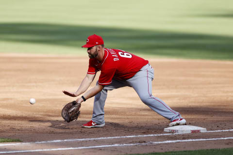 CINCINNATI, OH – JULY 14: Matt Davidson #64 of the Cincinnati Reds (Photo by Joe Robbins/Getty Images)