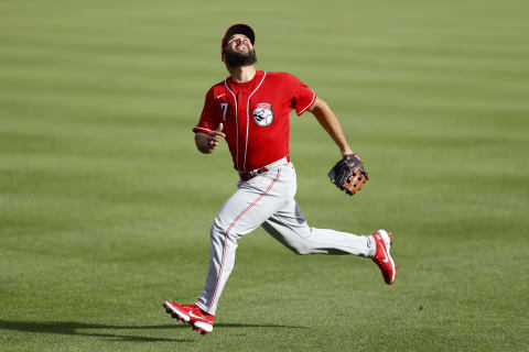 CINCINNATI, OH – JULY 18: Eugenio Suarez #7 of the Cincinnati Reds (Photo by Joe Robbins/Getty Images)