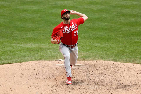 MILWAUKEE, WISCONSIN – AUGUST 09: Cody Reed #23 of the Cincinnati Reds pitches in the sixth inning. (Photo by Dylan Buell/Getty Images)