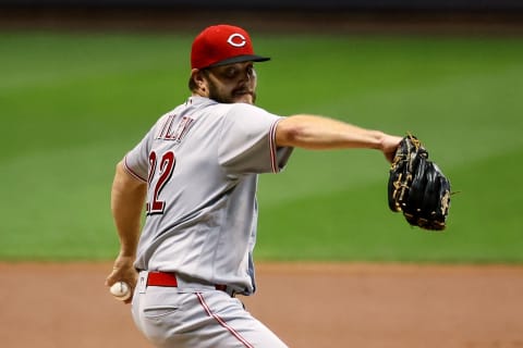 MILWAUKEE, WISCONSIN – AUGUST 27: Wade Miley #22 of the Cincinnati Reds pitches in the first inning. (Photo by Dylan Buell/Getty Images)